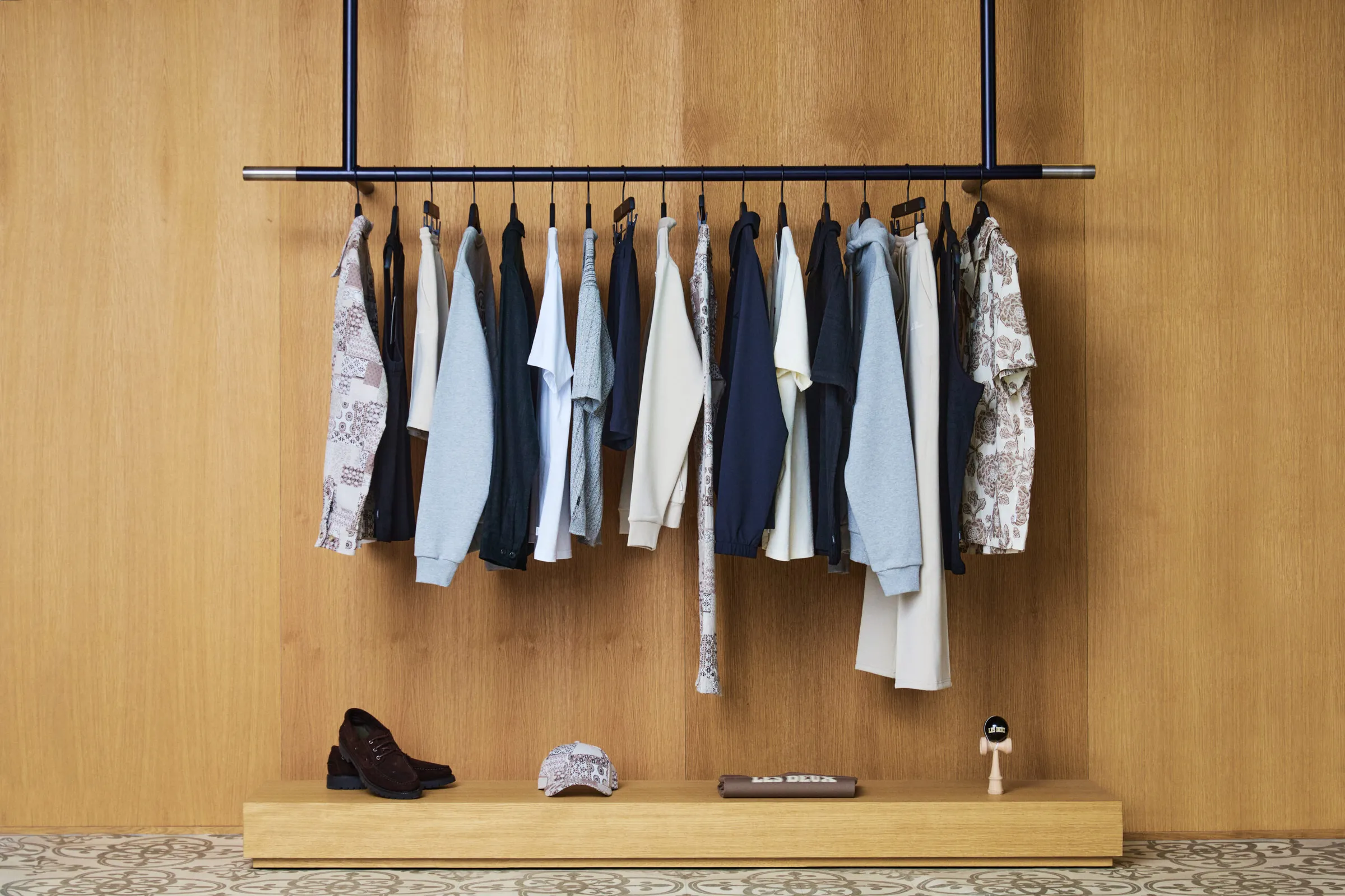 Kledingrek in Score Groningen.